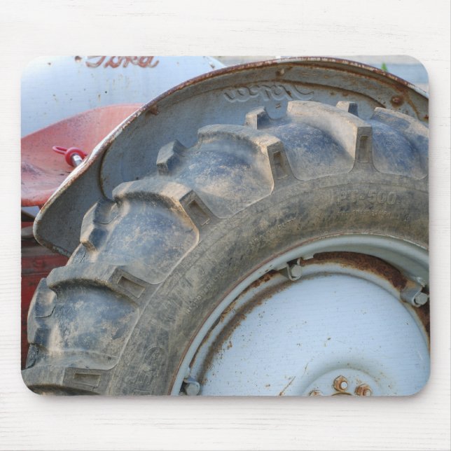 antique tractor mouse mat (Front)