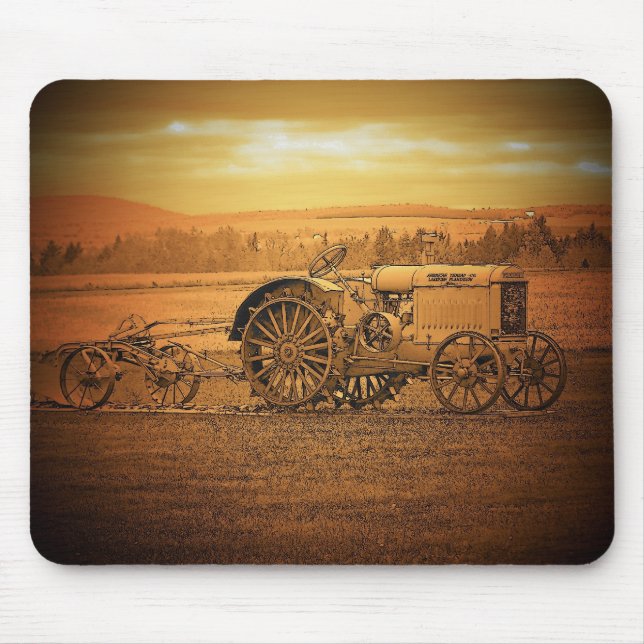 Antique Tractor Mouse Mat (Front)