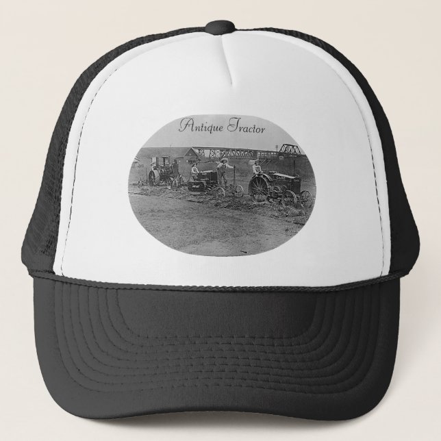 Antique TractorS Trucker Hat (Front)