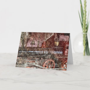 Antique Train Card