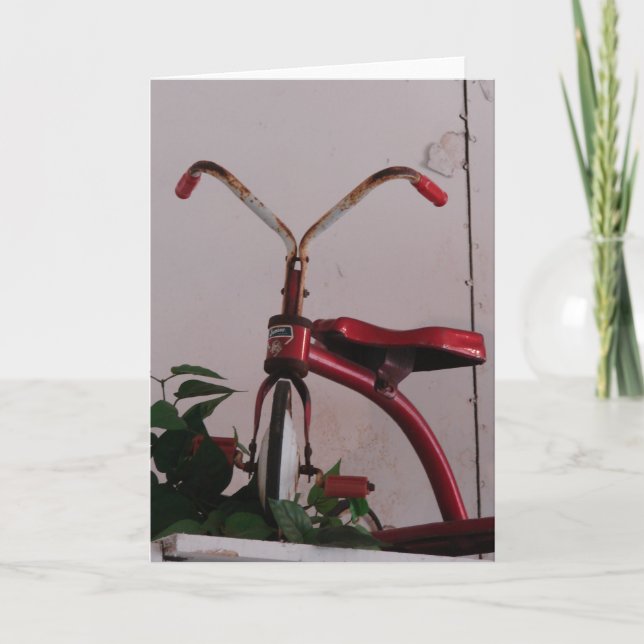 Antique Tricycle Card (Front)