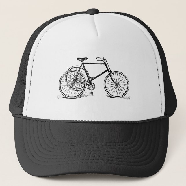 Antique Tricycle Trucker Hat (Front)
