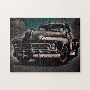 Antique Truck - A Timeless Classic Jigsaw Puzzle