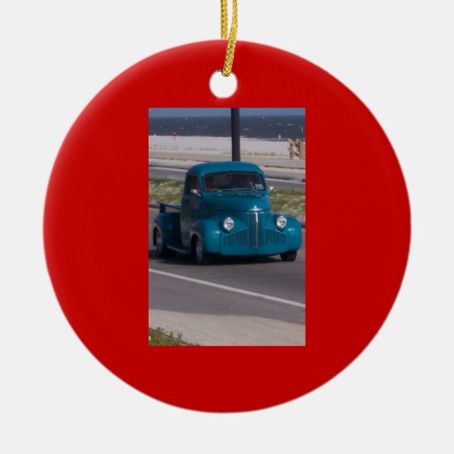 Antique truck Christmas Ornaments (Front)