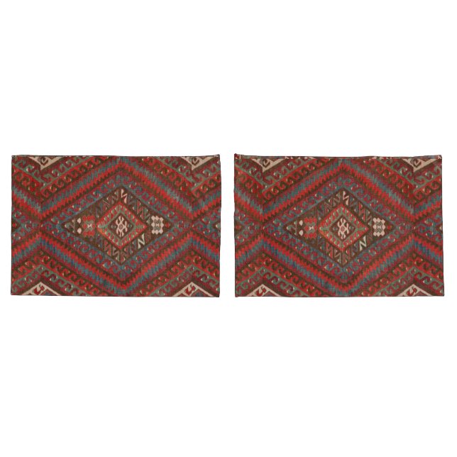 Antique Turkish Kilim Rug Persian Carpet  Pillowcase (Back-Set)