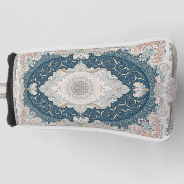 Antique Turkish Persian Carpet Rug   Golf Head Cover (Front)