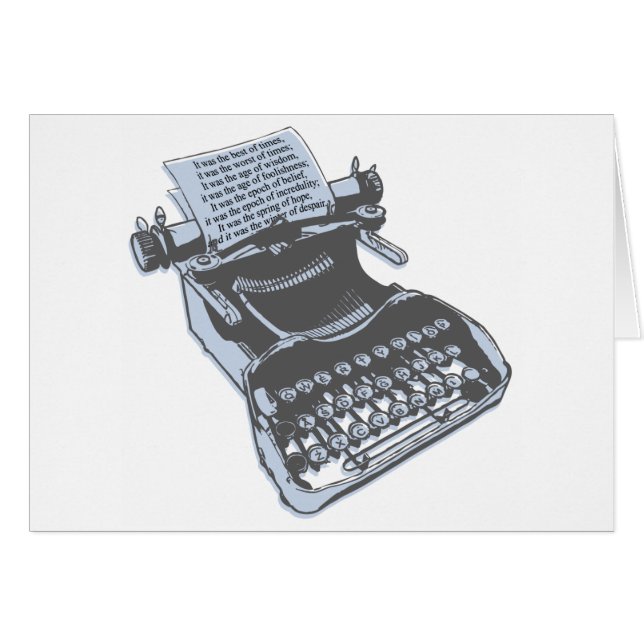 Antique typewriter (Front Horizontal)