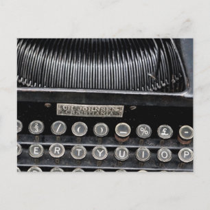 Antique Typewriter 2 Postcard