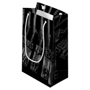 Antique typewriter gift bag for writers
