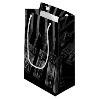 Antique typewriter gift bag for writers