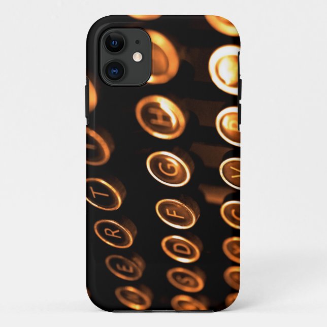 Antique typewriter keys Case-Mate iPhone case (Back)