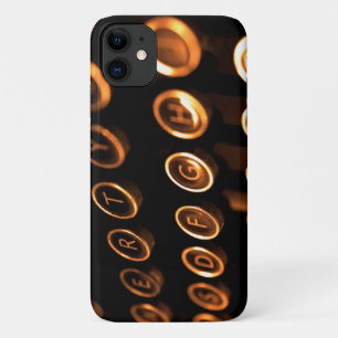 Antique typewriter keys iPhone 11 case