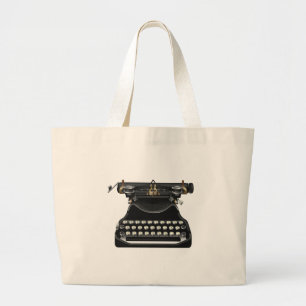 Antique Typewriter Large Tote Bag