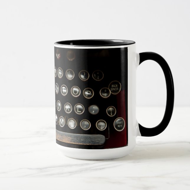 Antique typewriter mug (Right)