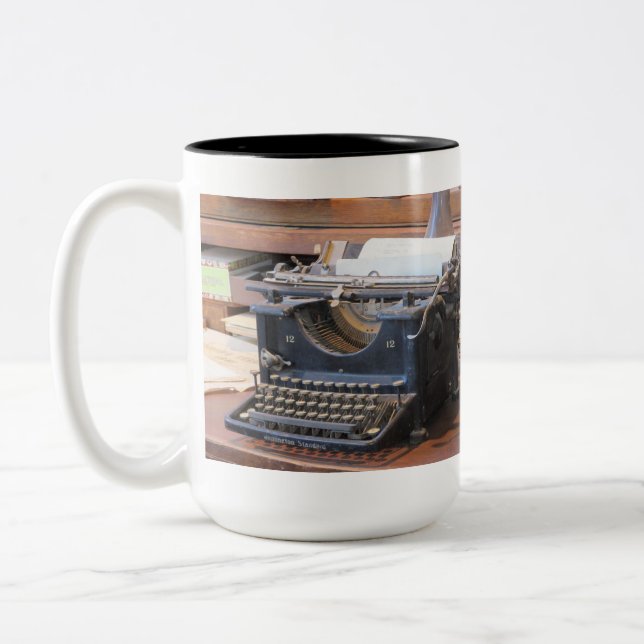 Antique Typewriter Mug (Left)