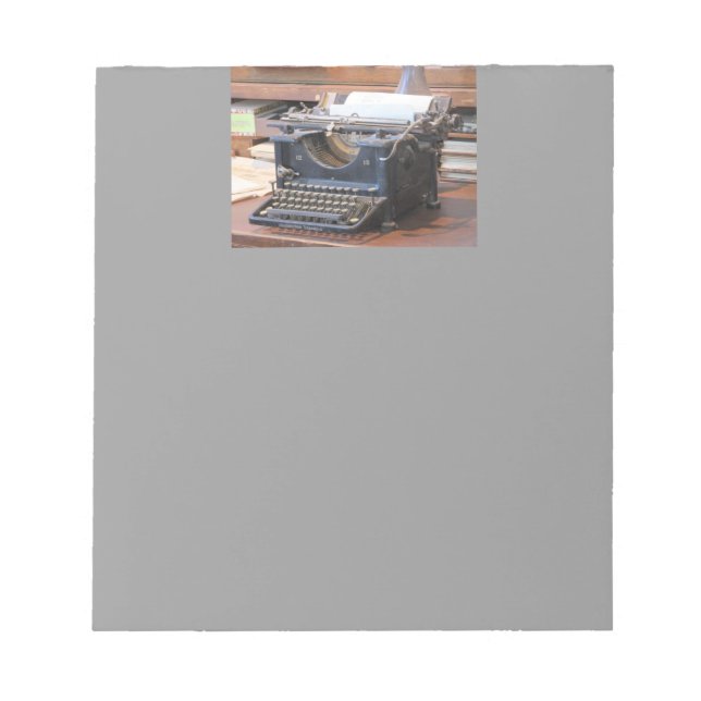 Antique Typewriter Notepad (Front)