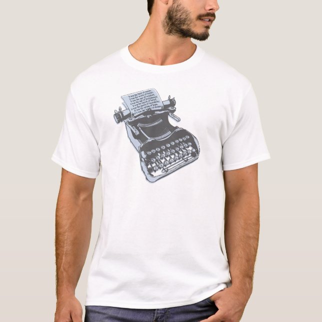Antique typewriter T-Shirt (Front)