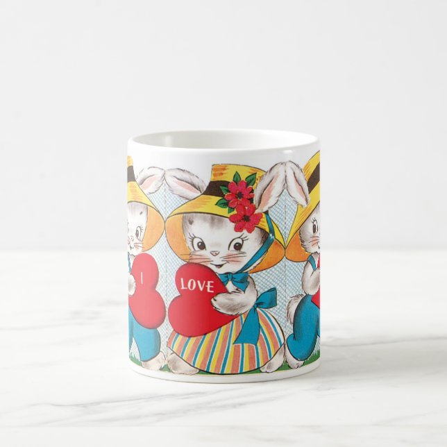 Antique Valentine Coffee Mug (Center)