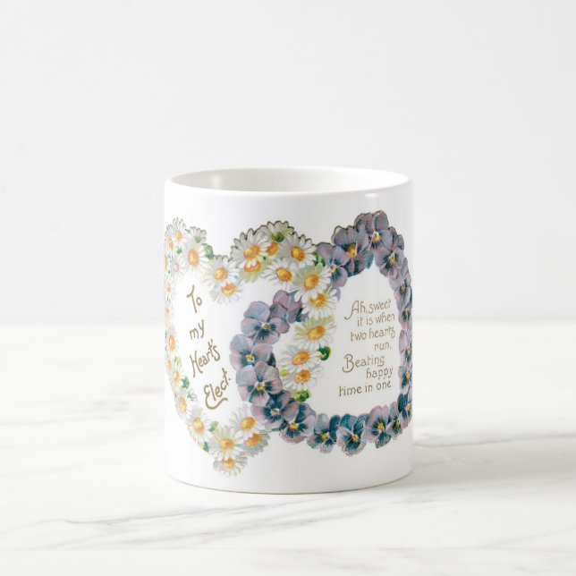 Antique Valentine Coffee Mug (Center)