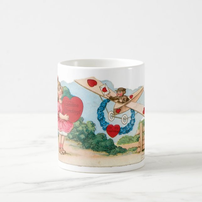 Antique Valentine Coffee Mug (Center)