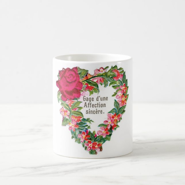 Antique Valentine Coffee Mug (Center)