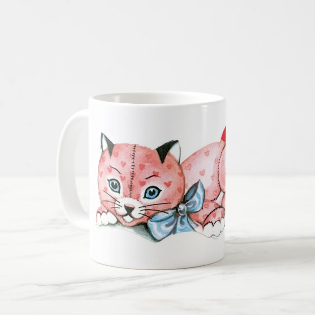 Antique Valentine Coffee Mug (Front Left)