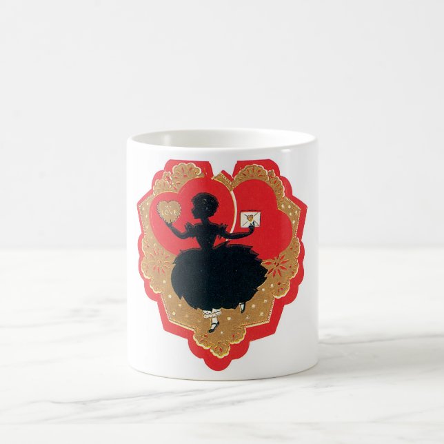 Antique Valentine Coffee Mug (Center)