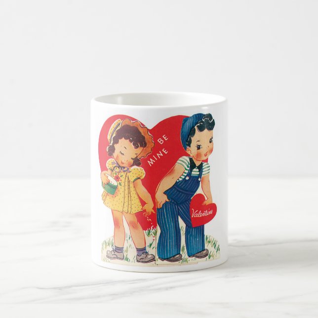 Antique Valentine Coffee Mug (Center)