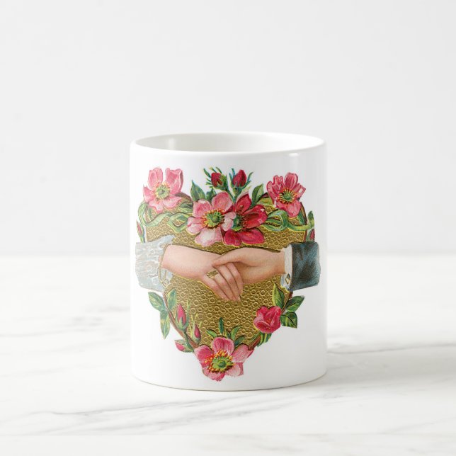 Antique Valentine Coffee Mug (Center)