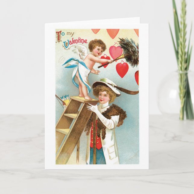 Antique Valentine Holiday Card (Front)