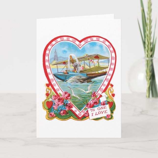 Antique Valentine Holiday Card (Front)