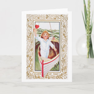 Antique Valentine Holiday Card