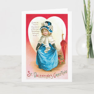 Antique Valentine Holiday Card