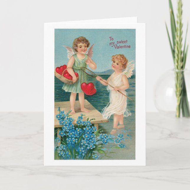 Antique Valentine Holiday Card (Front)