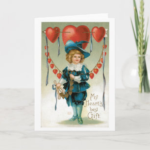 Antique Valentine Holiday Card