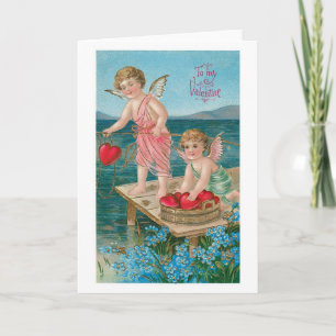Antique Valentine Holiday Card
