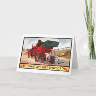 Antique Valentine Holiday Card