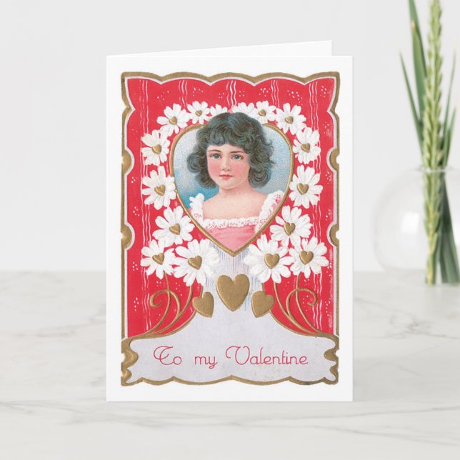 Antique Valentine Holiday Card (Front)