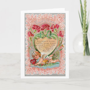Antique Valentine Holiday Card