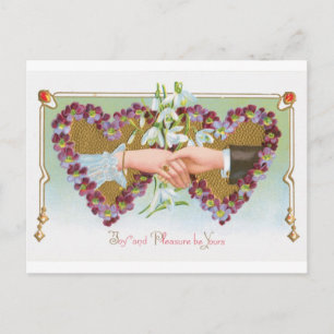Antique Valentine Holiday Postcard
