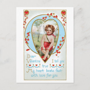 Antique Valentine Holiday Postcard