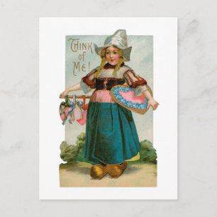 Antique Valentine Holiday Postcard