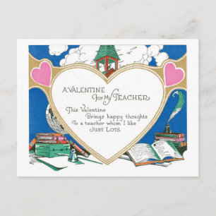 Antique Valentine Holiday Postcard