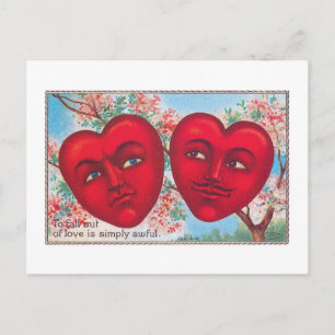 Antique Valentine Holiday Postcard