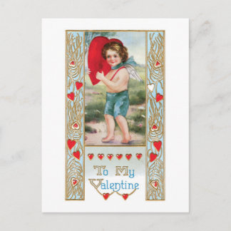Antique Valentine Holiday Postcard