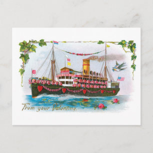 Antique Valentine Holiday Postcard