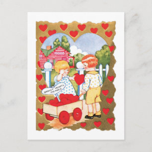 Antique Valentine Holiday Postcard