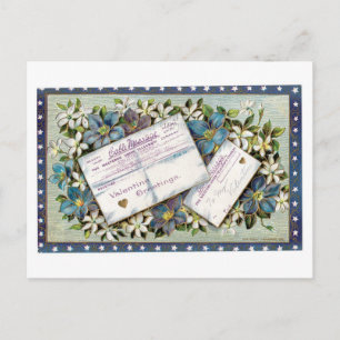 Antique Valentine Holiday Postcard