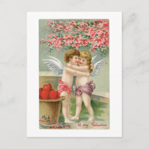 Antique Valentine Holiday Postcard