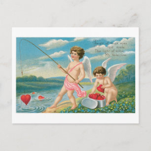 Antique Valentine Holiday Postcard